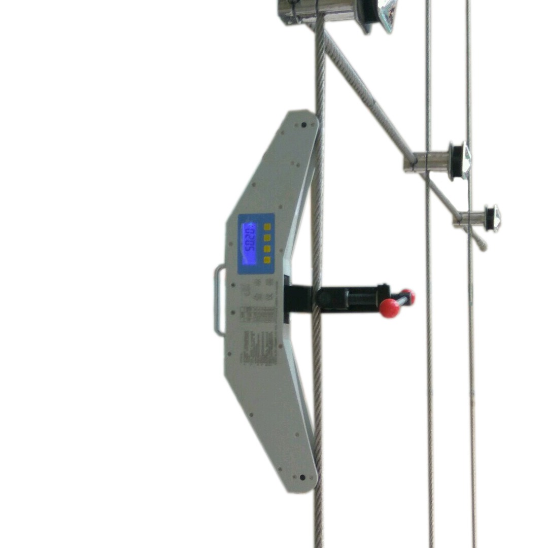 金象牌钢丝绳预张力测试仪/便携式可携带高空作业 SL-10T应力拉索测力装置 接触网弹性吊索张力检测仪