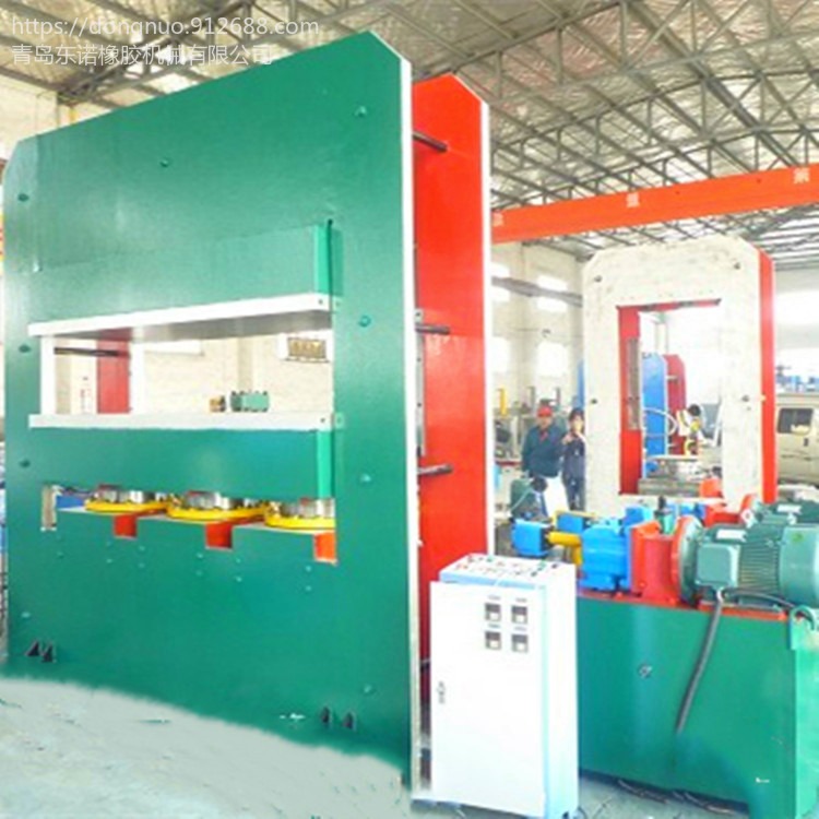 平板硫化机生产厂家 东诺   XLB-150T 电加热 水冷却 碳纤维材料设备 青岛硫化机