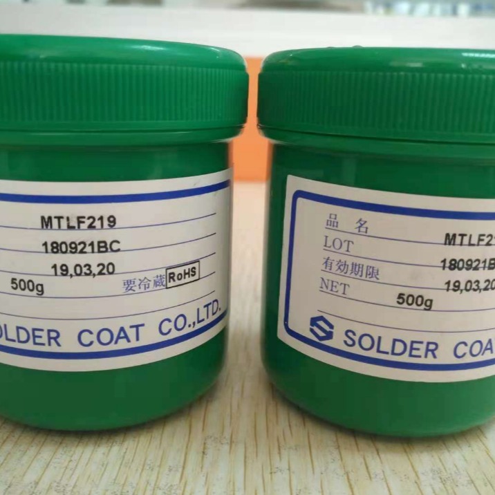 供应日本Solder coat首达高锡膏MTLF219锡膏 无铅无卤免清洗精品锡膏