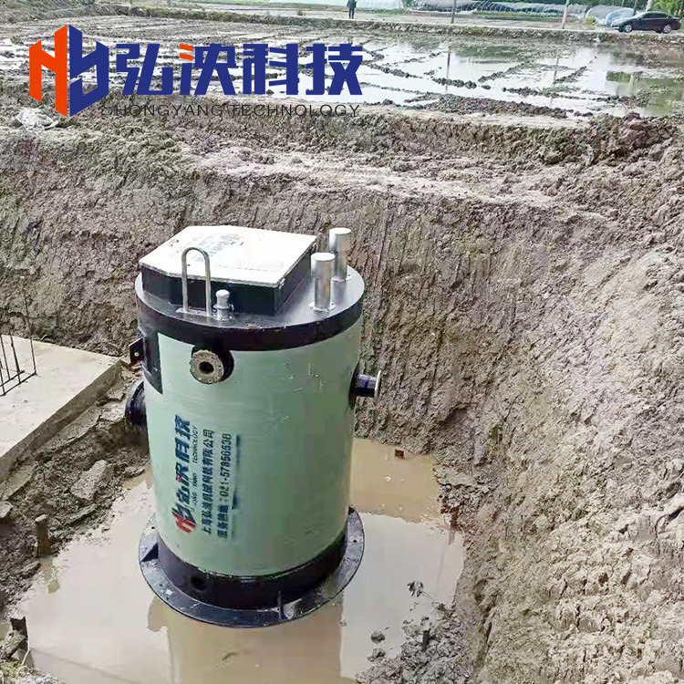 玻璃钢一体化污水泵站 一体化预制泵站 一体化泵站 HYGRP 弘泱科技 上海生产厂家
