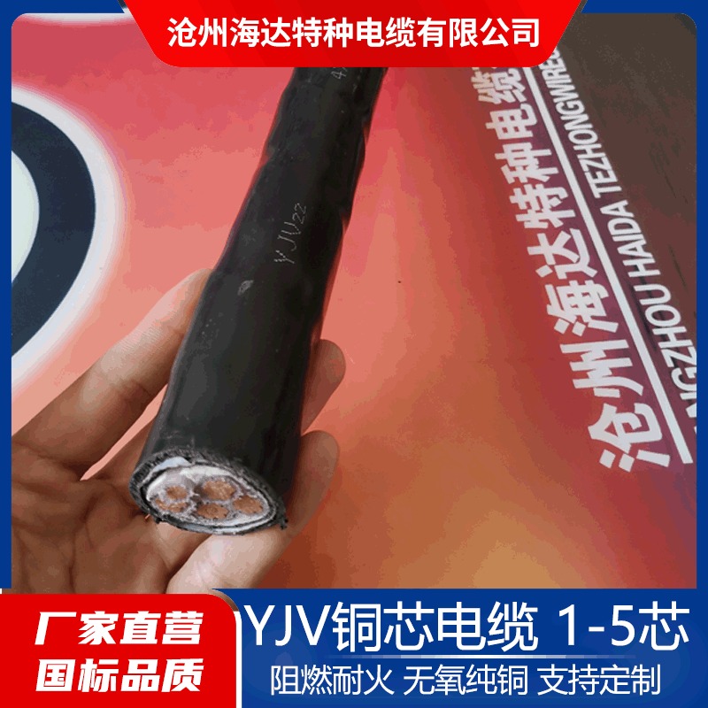 yjv22-4*35+1*16铜芯铠装电缆 中国特种电缆 低压电力电缆 各种电缆 沧州沧达