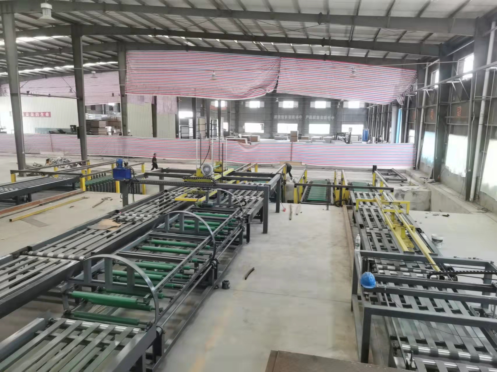 生产玻镁板的生产设备防火板生产线