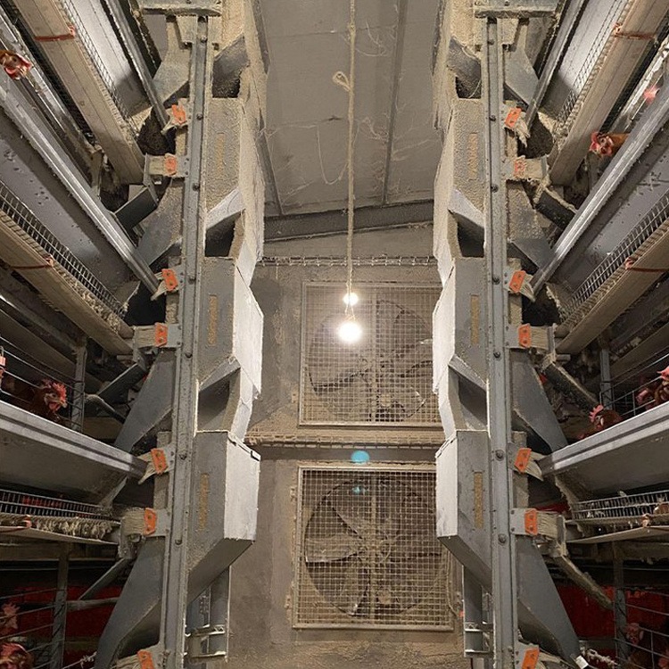 跨斗式喂料机厂家大量供应 自动化养殖机械蛋鸡笼养喂料设备