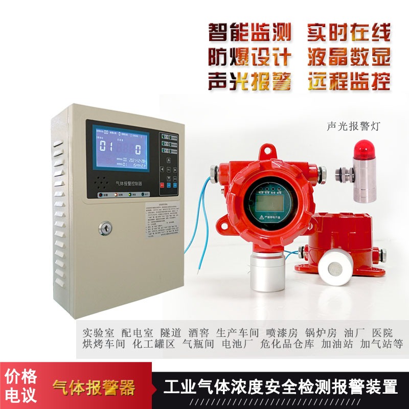 六氟化硫气体报警器系统 SF6气体环境浓度安全检测 如特安防RT系列
