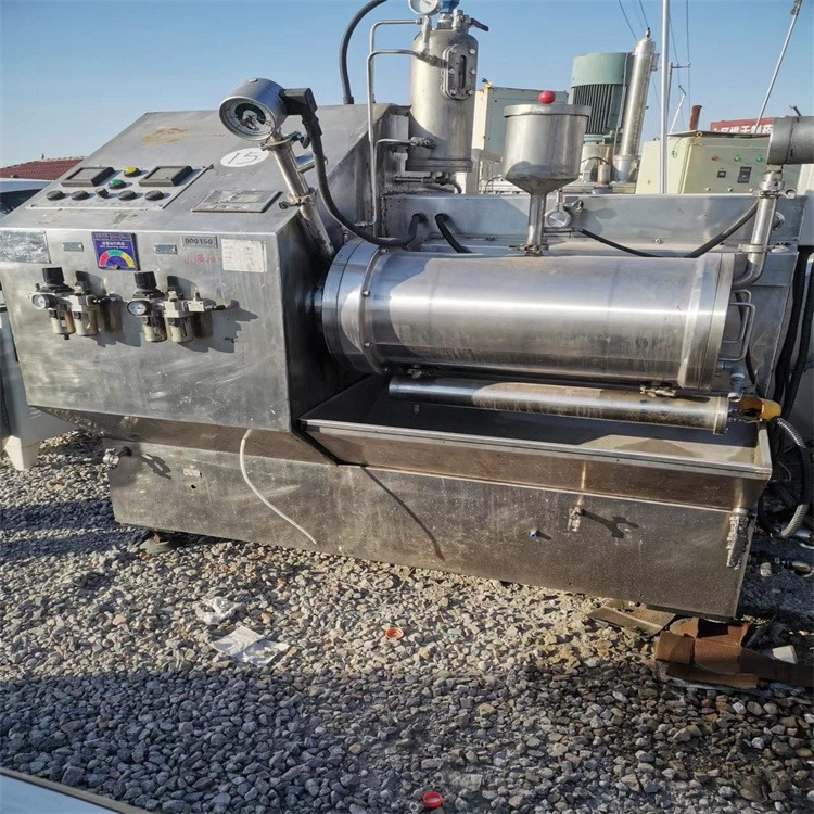 二手BYZR-30纳米砂磨机 不锈钢卧式砂磨机 涡轮式砂磨机 建功回收