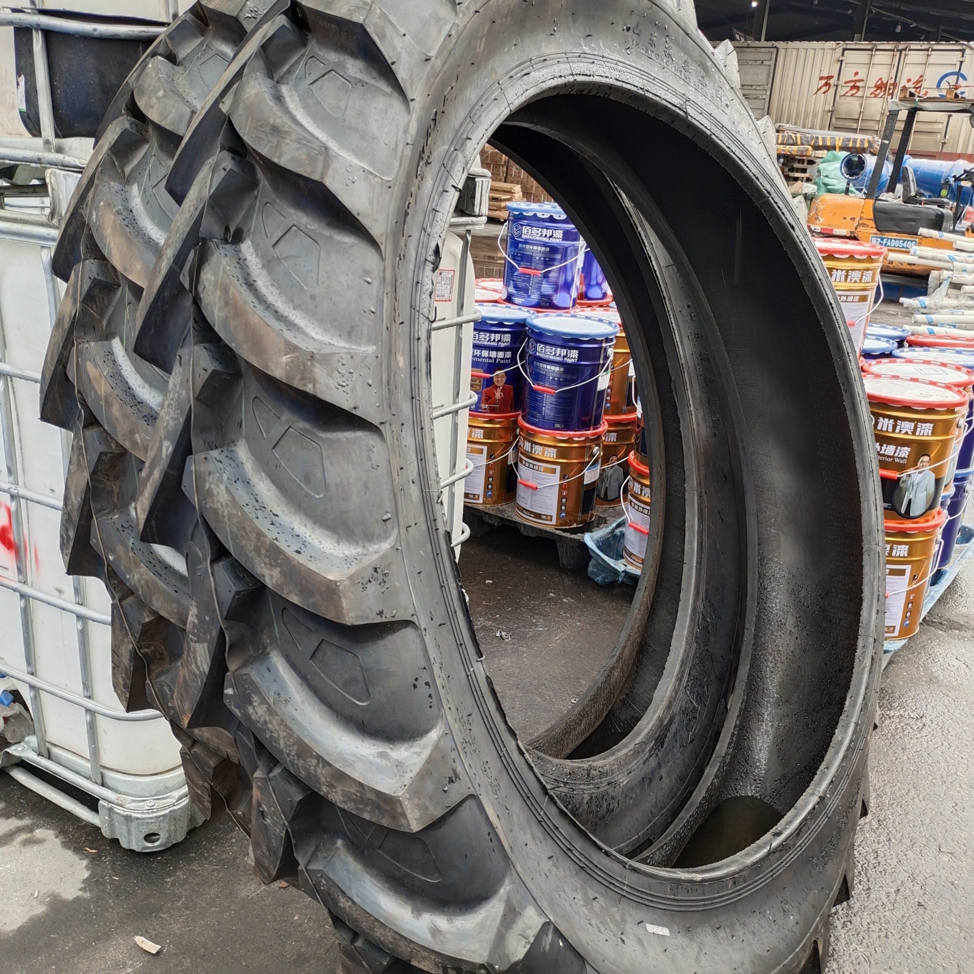 植保机轮胎载重12.4-48中耕机拖拉机轮胎收割机轮胎