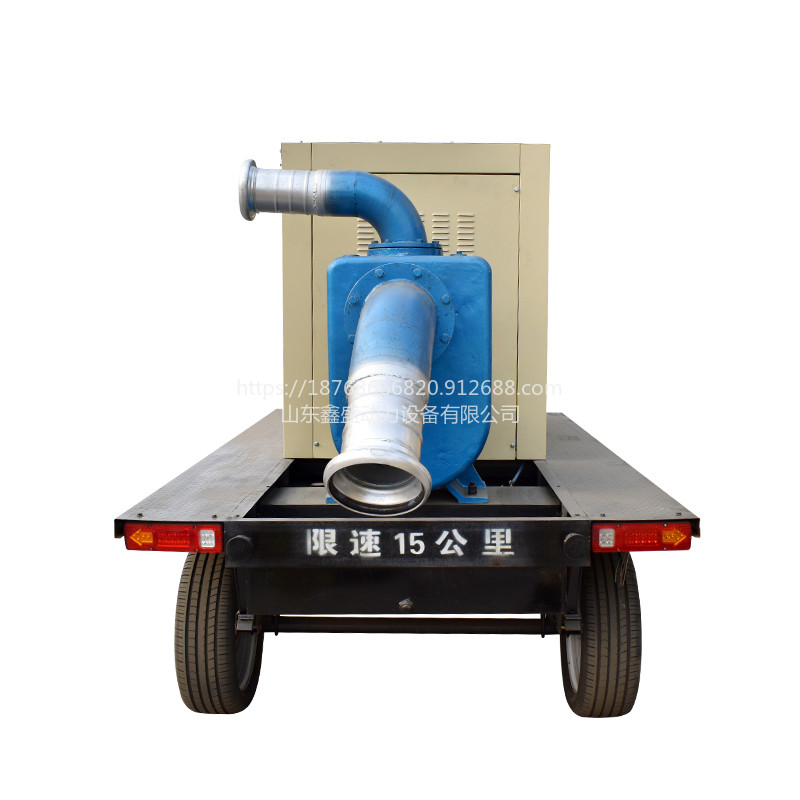 鑫盛动力移动泵车自吸泵流量280m³/h 扬程30米