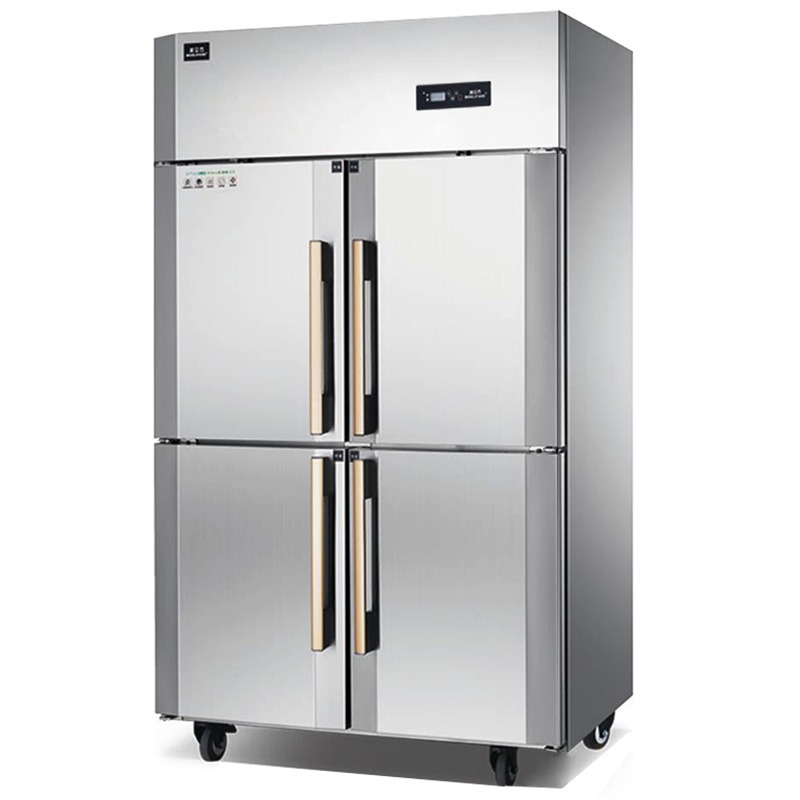 冰立方商用四门冰箱AF4 冰立方四门风冷冷冻柜 厨房冷冻柜 不锈钢风冷无霜冷柜