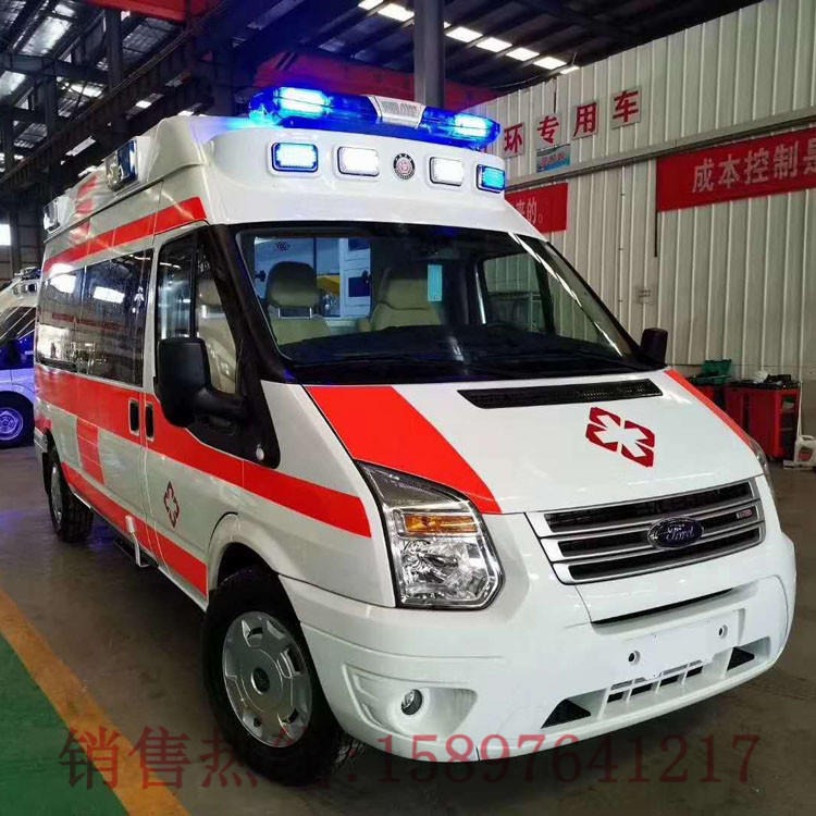 云南救护车价格 福特全顺中轴V362监护型救护车 乡镇卫生院转运型救护车 程力厂家包上户