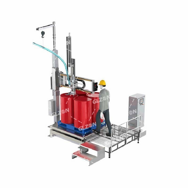 全自动半自动灌装机 1000L-IBC吨桶浓稠果汁灌装机制造厂家