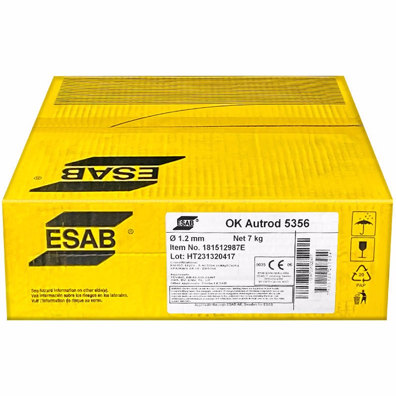 瑞典伊萨OK Autrod 4043铝焊丝 ER4043铝硅焊丝 4043铝焊丝 AlSi5 ESAB铝合金焊丝图片