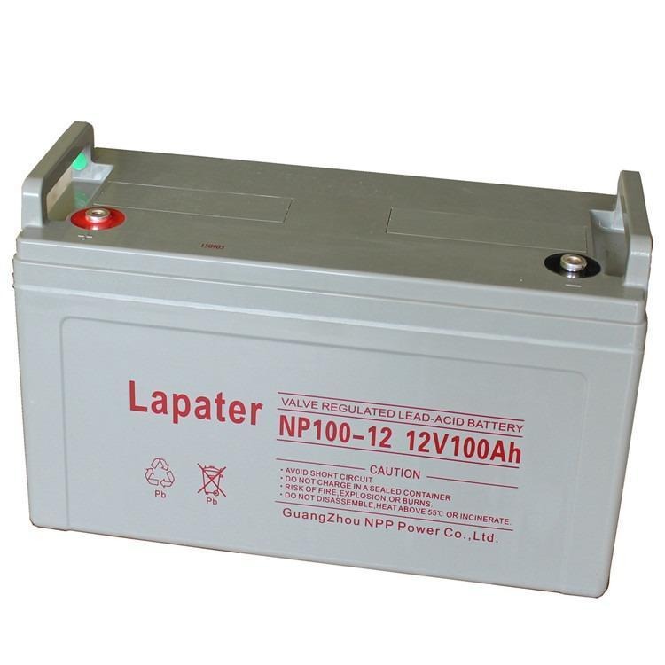 拉普特蓄电池NP100-12 免维护电池12V100AH防阻燃胶体外壳