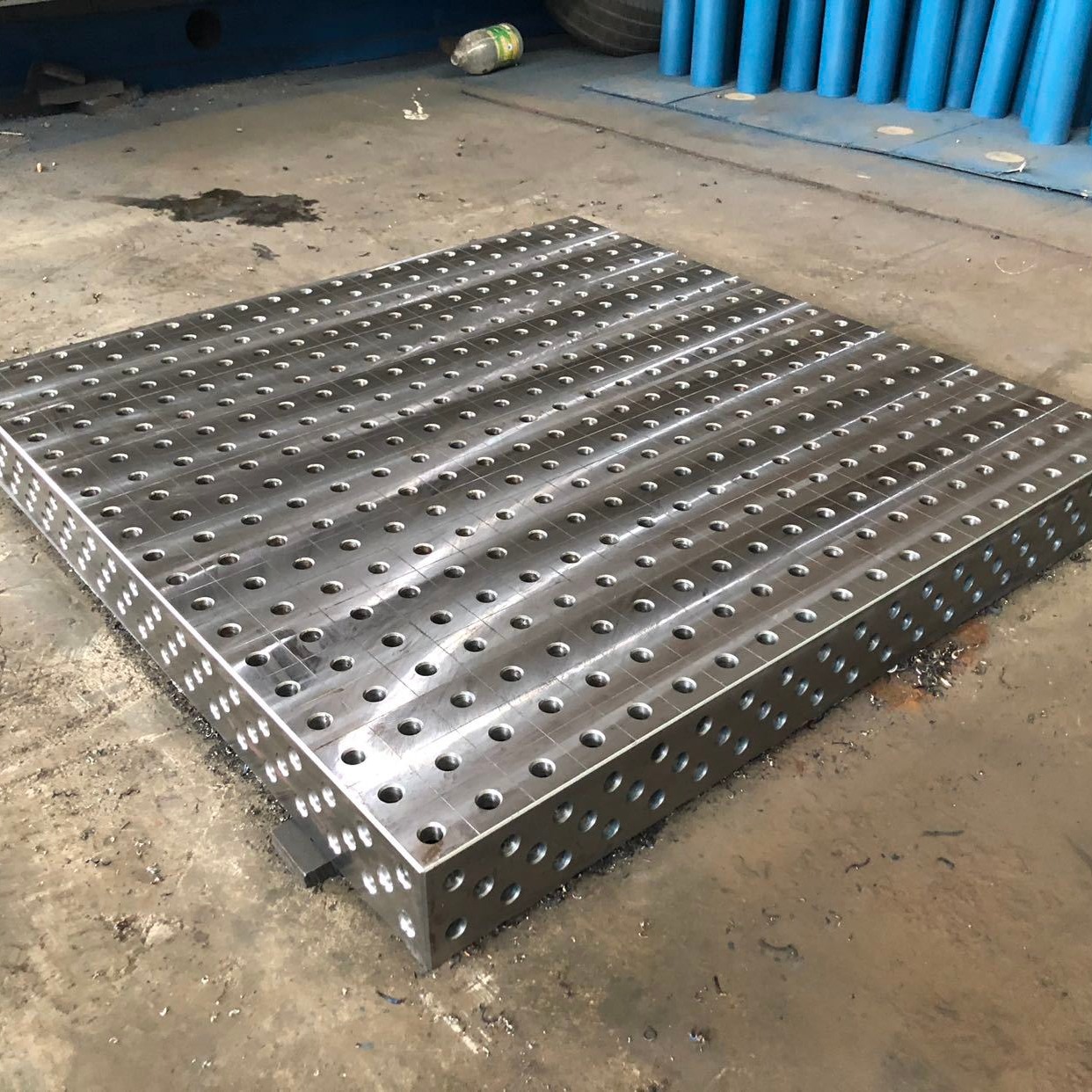 二维焊接平台三维柔性工装铸铁平台八角工作台多孔系定位定制