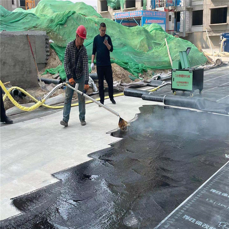 浙江衢州 顶层防水喷涂机 路面屋顶防水涂料熔胶机 创菲联系方式