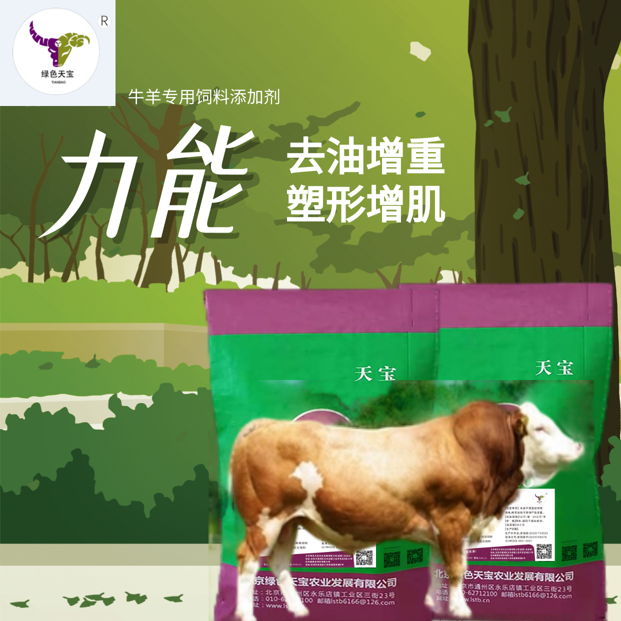 北京绿色天宝包膜胍基乙酸牛羊催肥牛羊饲料改善肉质