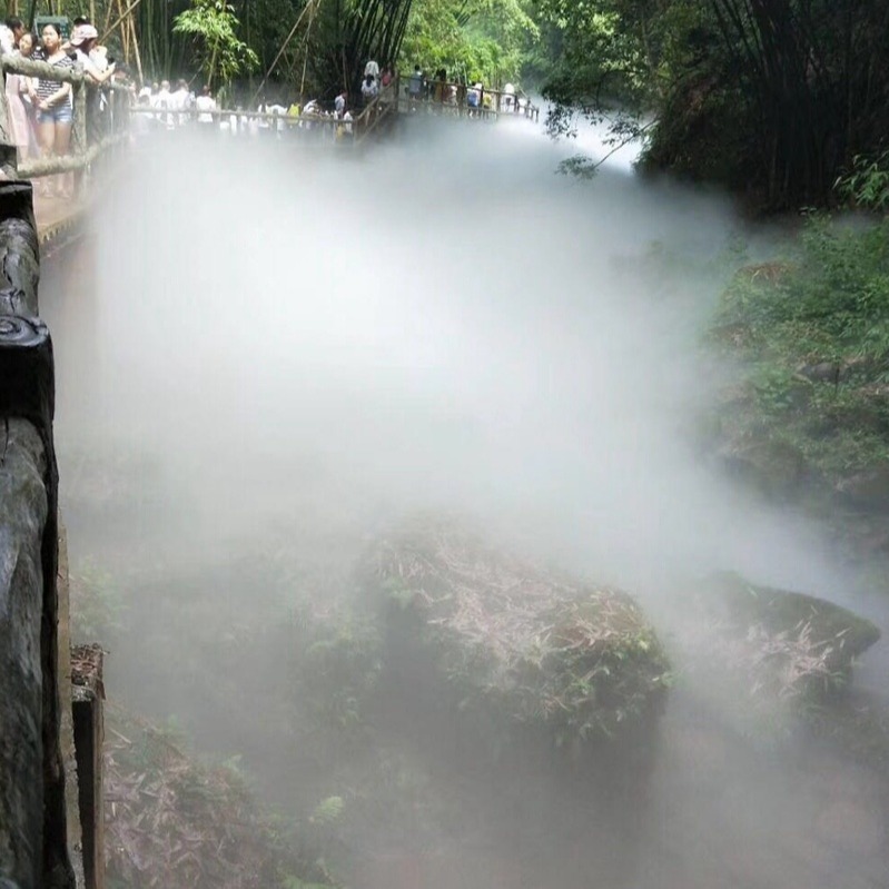 公园高压微雾系统 沃冠雾森系统园林景观造景