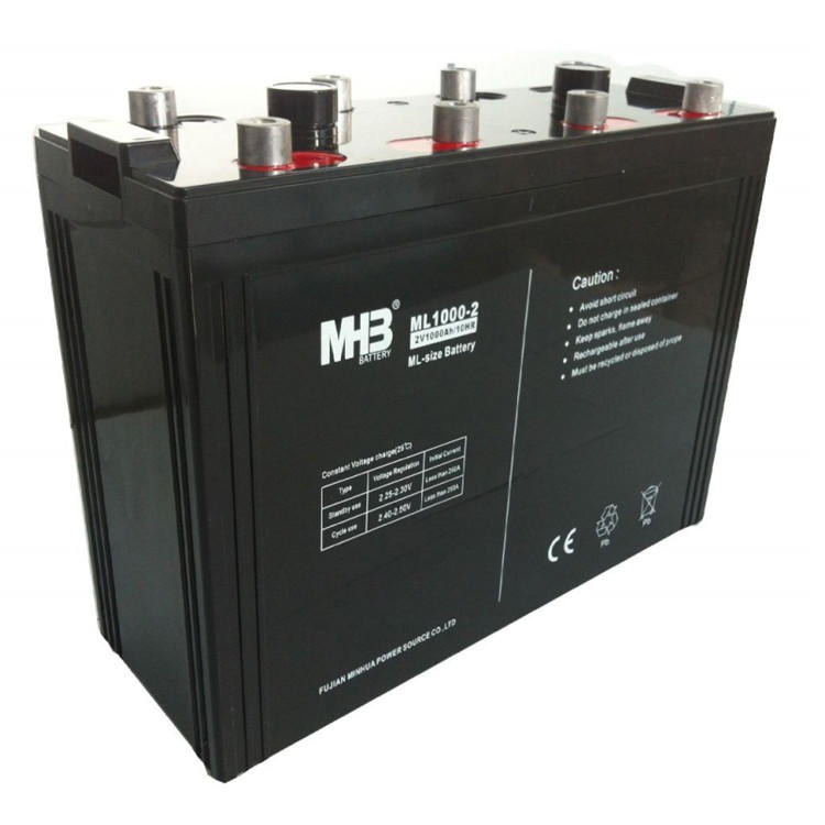 MHB蓄电池ML1000-2 2V1000AH/10HR移动电源 主机备用电源系统使用图片