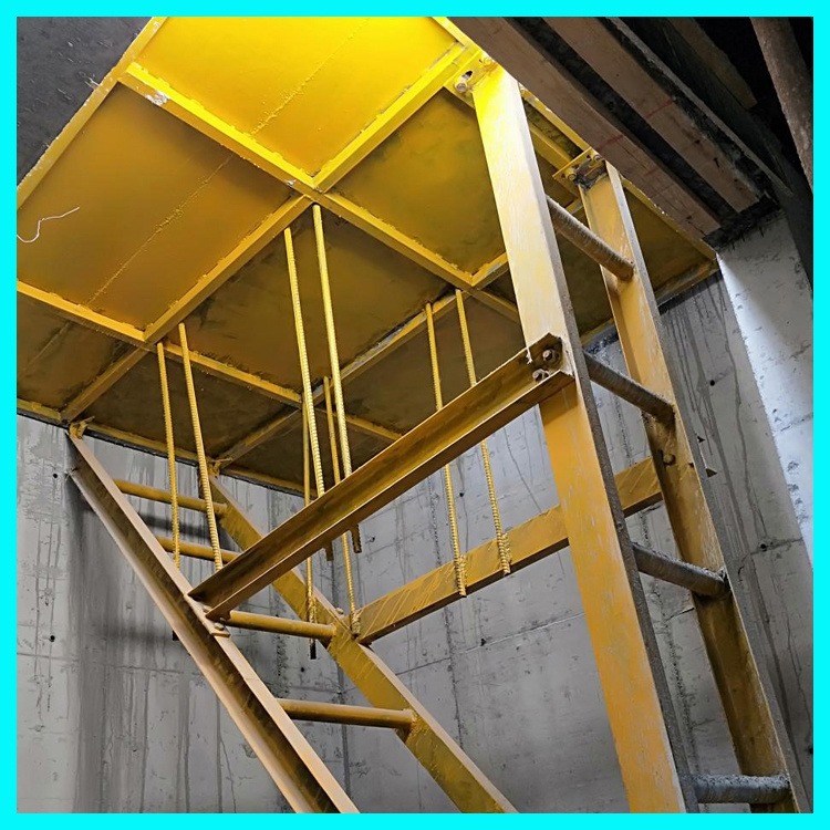 无障碍斜挂式平台 工地电梯井升降平台 晟熙 固定式液压平台