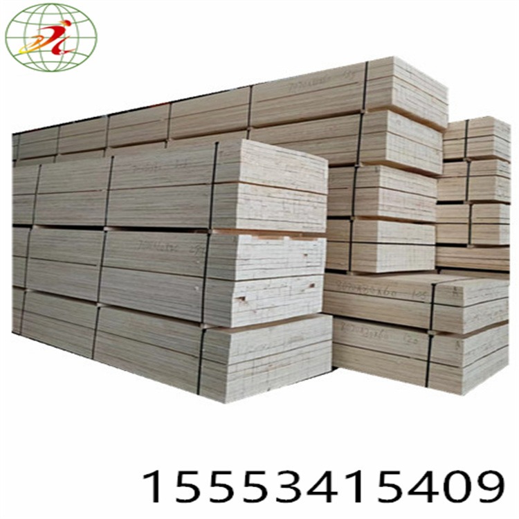出口包装箱用拉筋条免熏蒸木方LVL层级材多层板垫木木板条