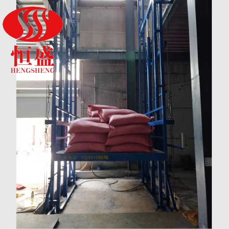 上海升降梯 液压升降梯   车间厂房工厂仓库导轨链条升降梯   防坠大吨位升降梯