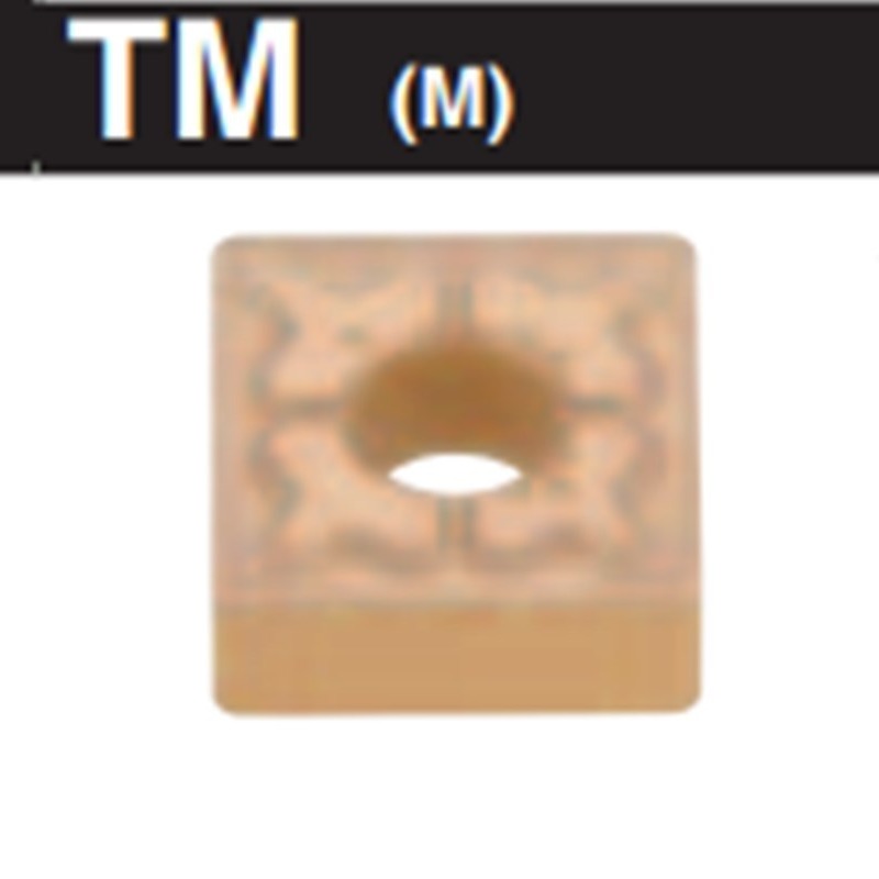 东芝正方形车刀片SNMG120416-TM T9125加工钢件图片