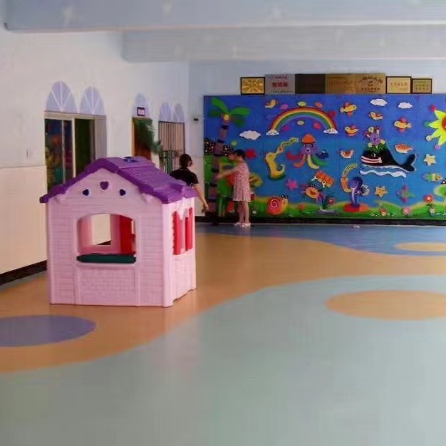 雅乐福 幼儿园PVC地板 塑胶地板 厂家直销