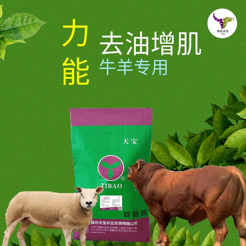 绿色天宝包膜胍基乙酸肉牛饲料羊去油长瘦肉提高出肉率