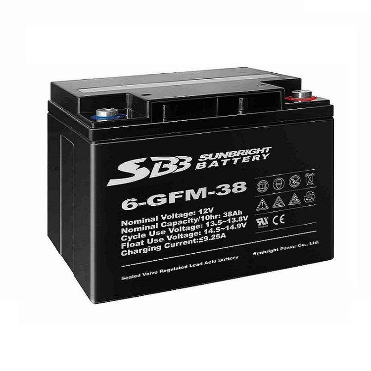 圣豹SBB蓄电池6-GFM-65 12V65AH 停电保护 系统