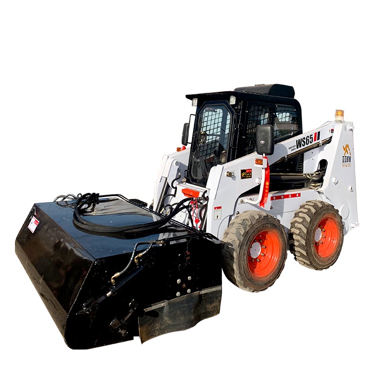 亚亚大型铲车改清扫机 w65滑移式清扫车 装载机式清扫机厂家