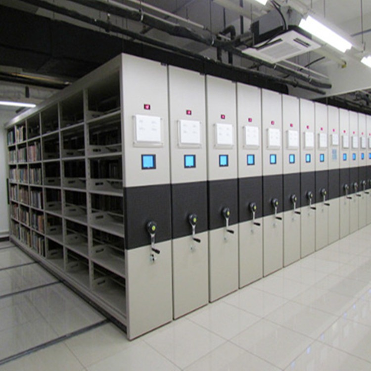 广州智能密集架厂家定做 深圳电动智能档案密集柜移动会计凭证柜
