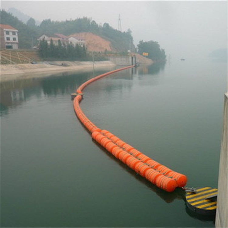 遵化河道浮筒式拦污排装置拦污网拦污浮筒供应
