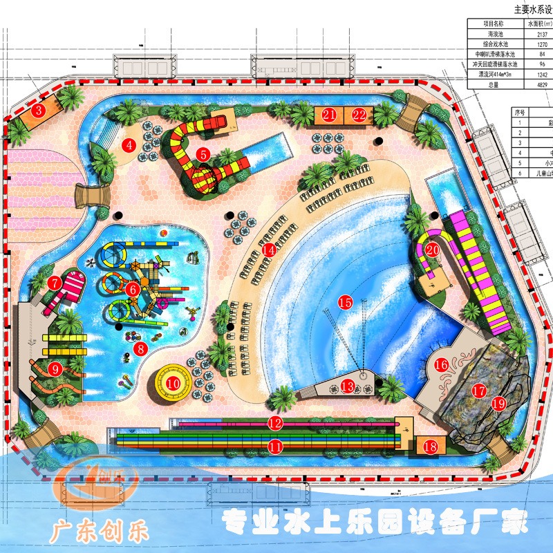 水上乐园设计   儿童水上乐园设计公司 广东创乐 价格优惠