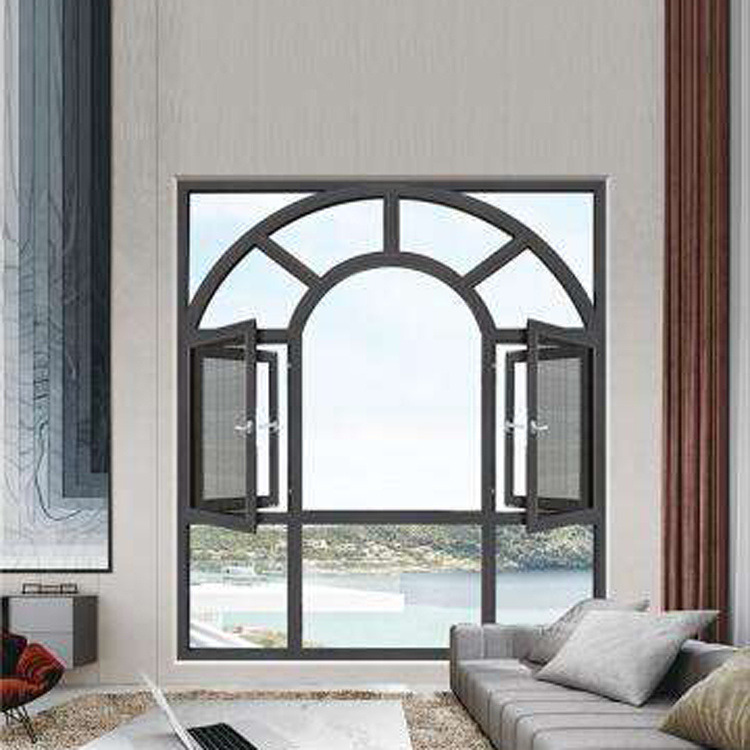 莜歌门窗 现代隔音铝合金门窗 铝合金玻璃平开窗 铝合金断桥门窗 重型断桥铝门窗