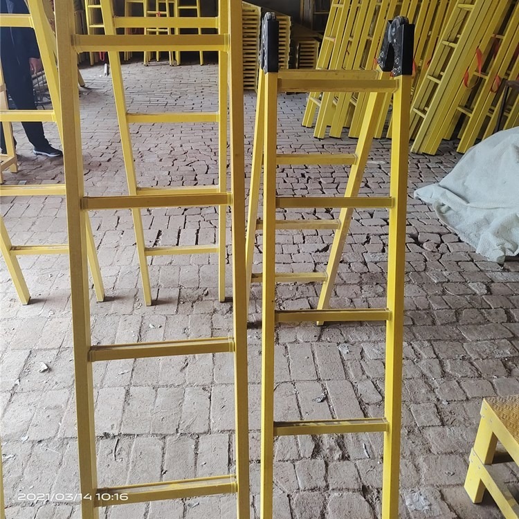 绝缘梯子 电力施工人字梯 玻璃钢绝缘关节梯 绝缘折叠梯1.5米 厂家直销