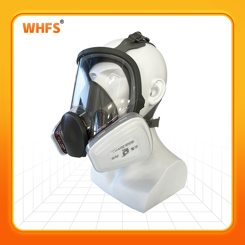 WHFS供应MF15硅胶大视野防毒面具   安全舒适防毒面具
