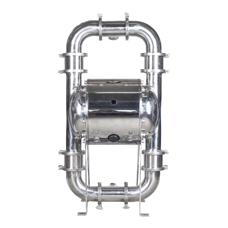 卫生级气动隔膜泵 固德牌隔膜泵 QBW3-80PHFP不锈钢材质 食品卫生泵