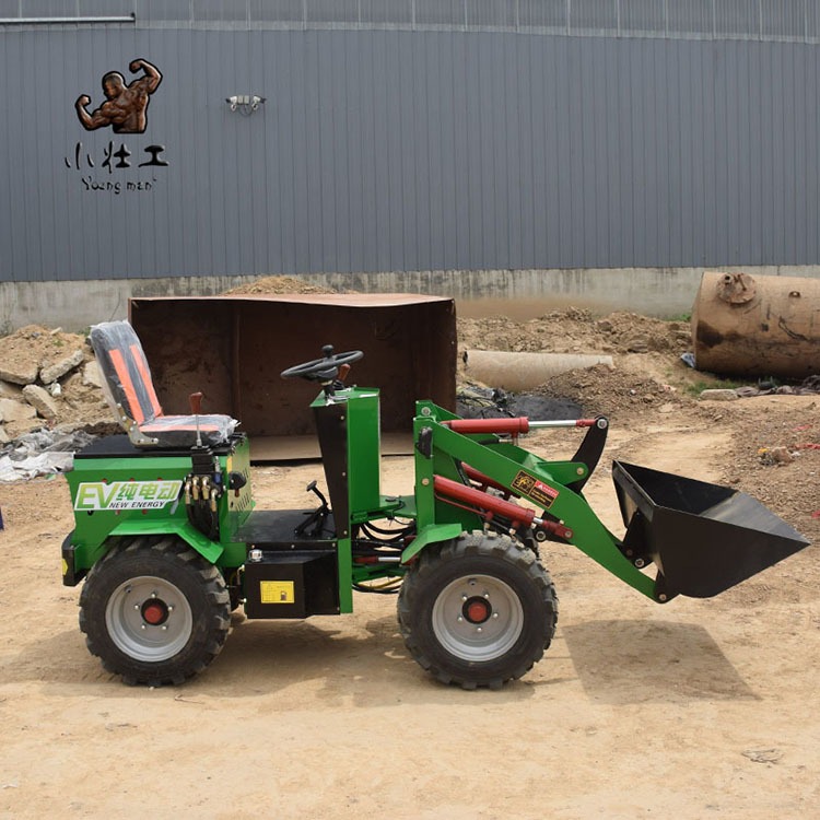 小壮工家用农用轮式清粪便小铲车四驱柴油养殖场装载机