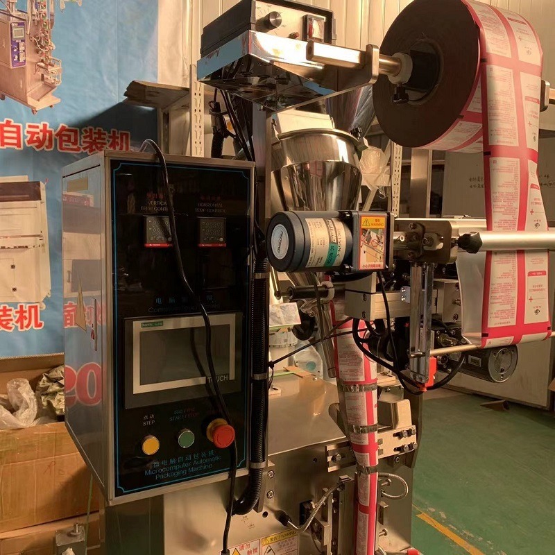 抹茶粉末包装机 天鲁DXDF荷叶粉自动包装机 鹤壁海鲜酱粉包装机图片