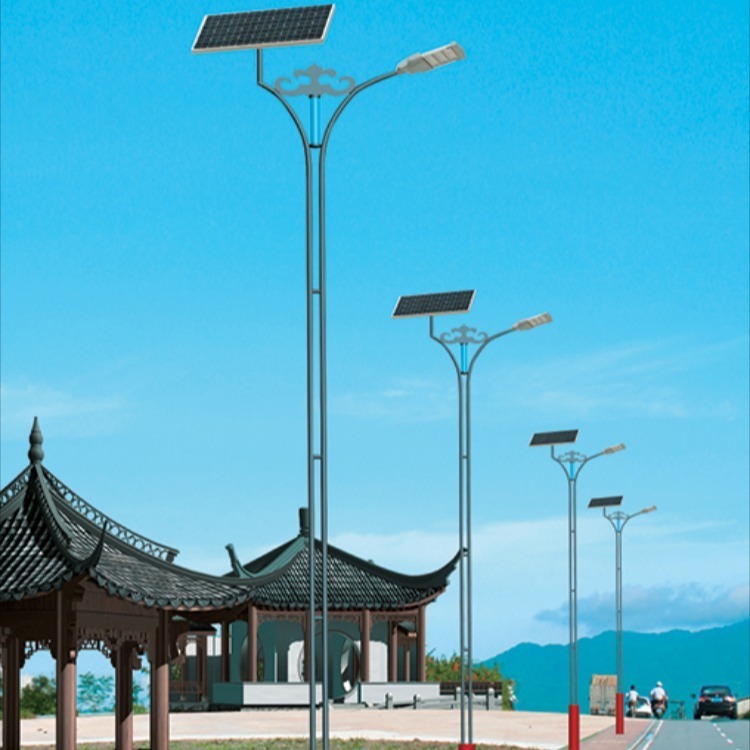 锂电池太阳能路灯现货 鑫永虹6m农村LED太阳能路灯方案设计