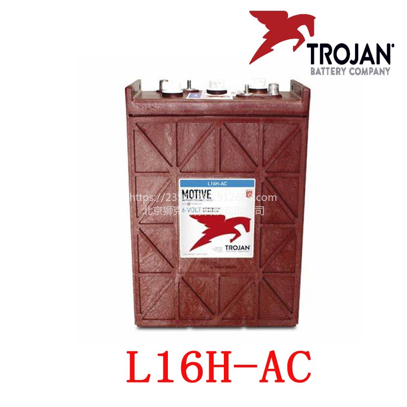 Trojan邱健蓄电池L16H-AC 6V435富液式升降机正品电池