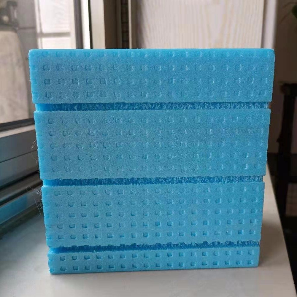 东欧定做 50mm挤塑聚苯乙烯泡沫板 冷库挤塑保温板 高强度蓝色挤塑板