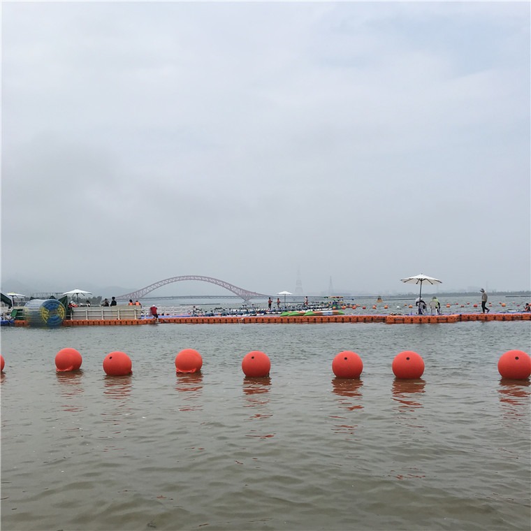 海洋牧场浴场警示浮球 水上航道划分浮桶