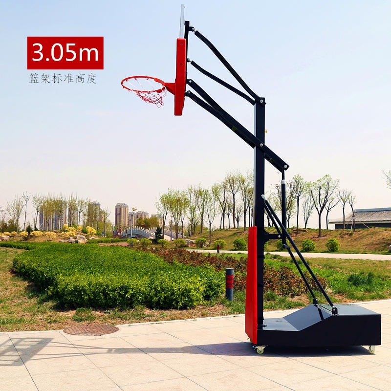 金伙伴体育设施直销 114圆管儿童篮球架 地埋式180方管篮球架 液压篮球架 售后无忧