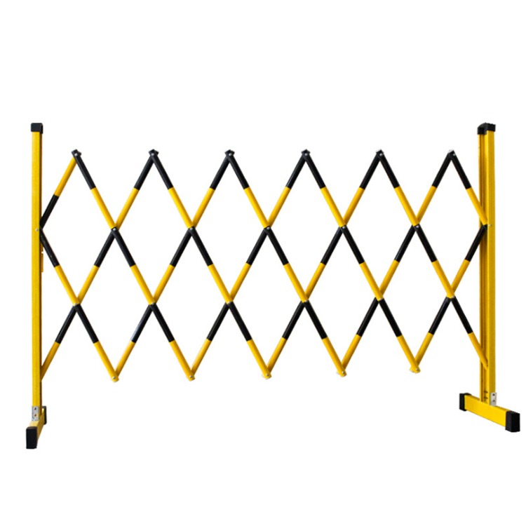 移动伸缩玻璃钢护栏 英威护栏方管式 WL-YW临时隔离伸缩护栏