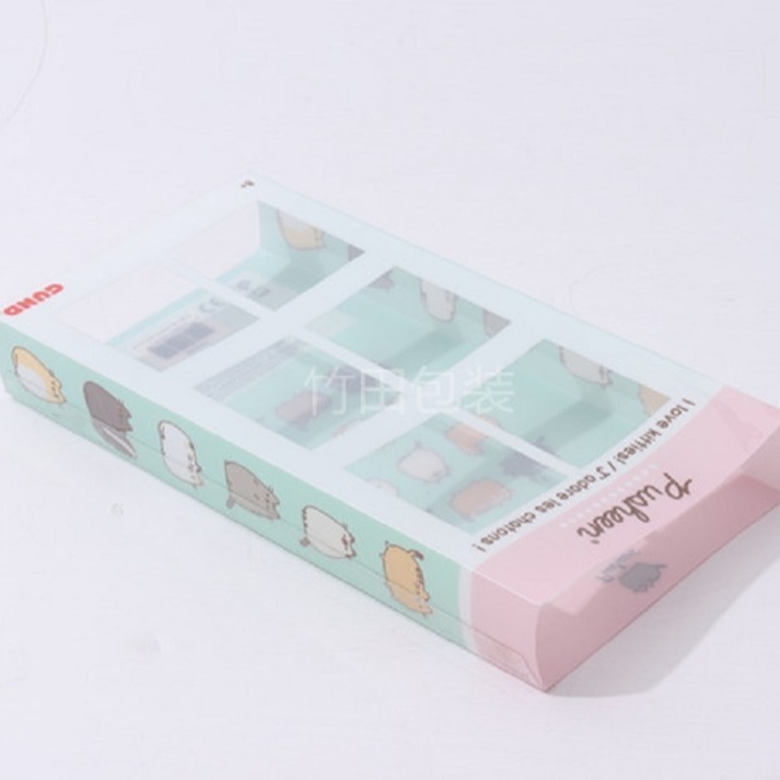 厂家专业生产pet透明胶盒pvc塑料折盒包装pp磨砂印刷彩盒供应沂水图片