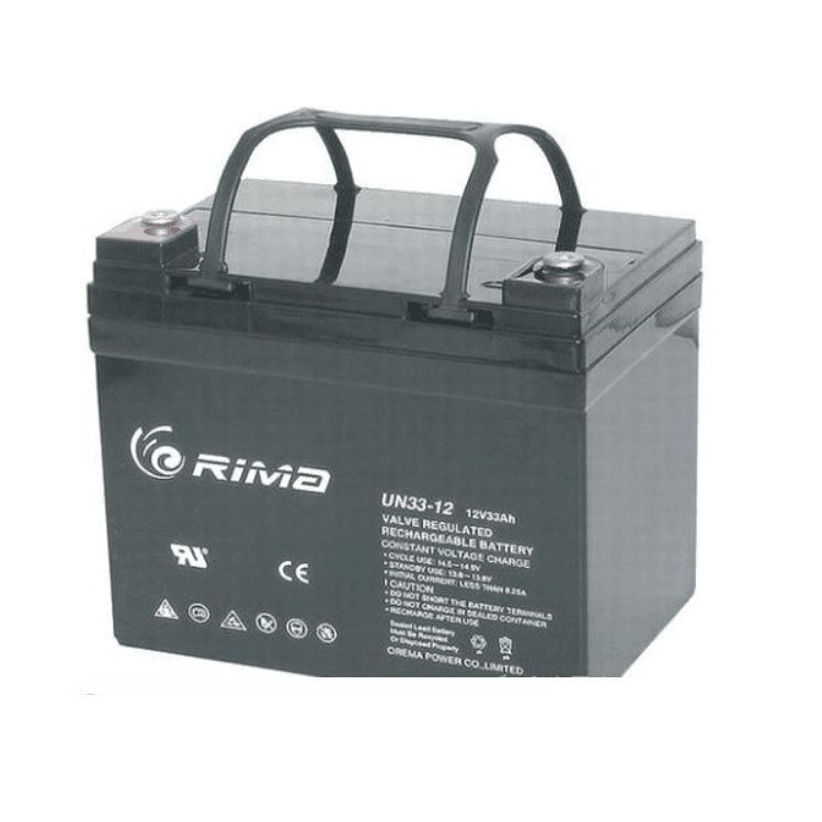 厂家直销 瑞玛电池12V33AH RIMA蓄电池UN33-12 消防火灾报警后备应急 ups应急电源