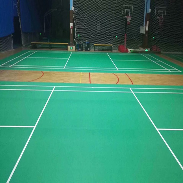 乒乓球羽毛球运动地板  羽毛球运动地板  pvc运动地板厂家图片