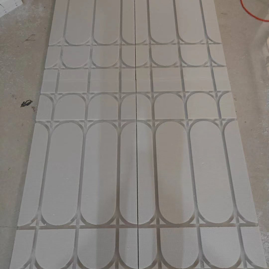 双亨铝皮地暖板 白晶板地暖模块 xps保温板