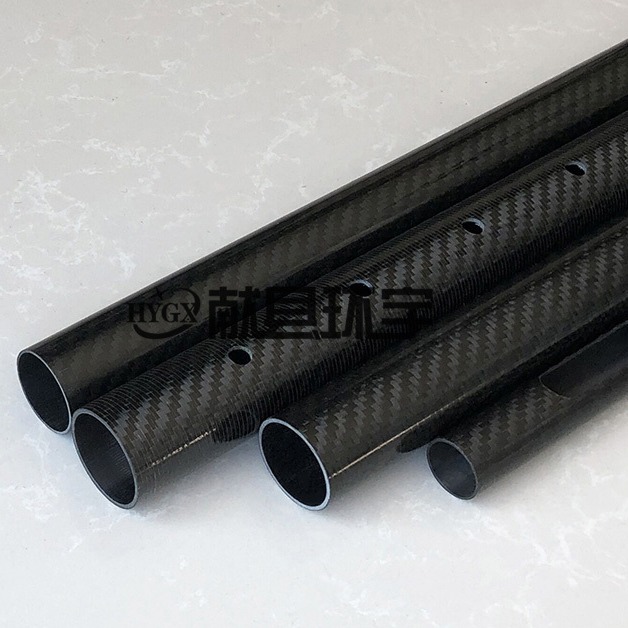 3K碳纤维模压材料空心碳管碳纤管材