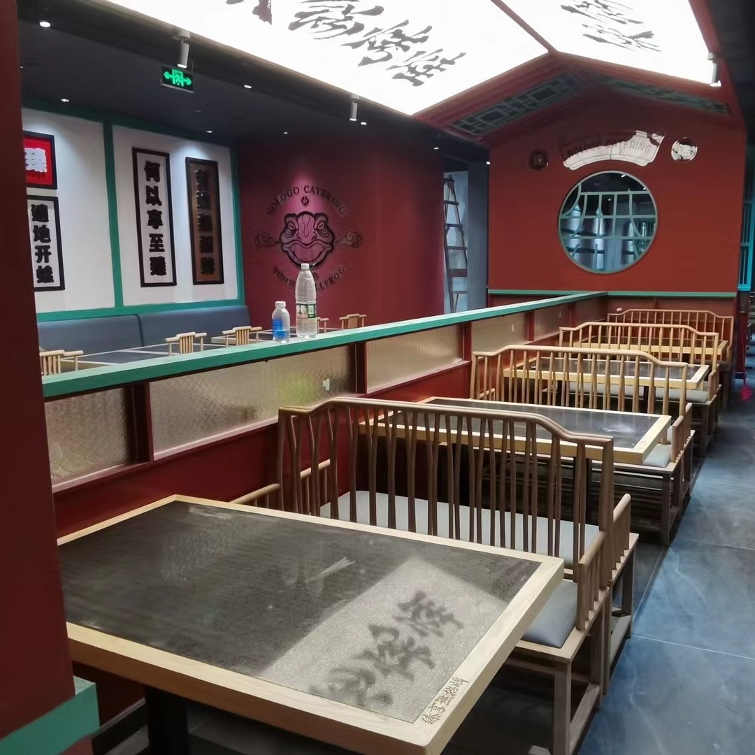 多多乐 火锅餐厅桌椅 欧式餐厅桌椅 家用餐桌椅 可定制